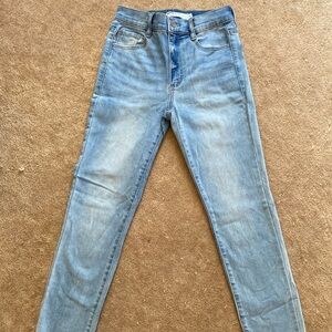 Medium Wash Blue Skinny Jeans
